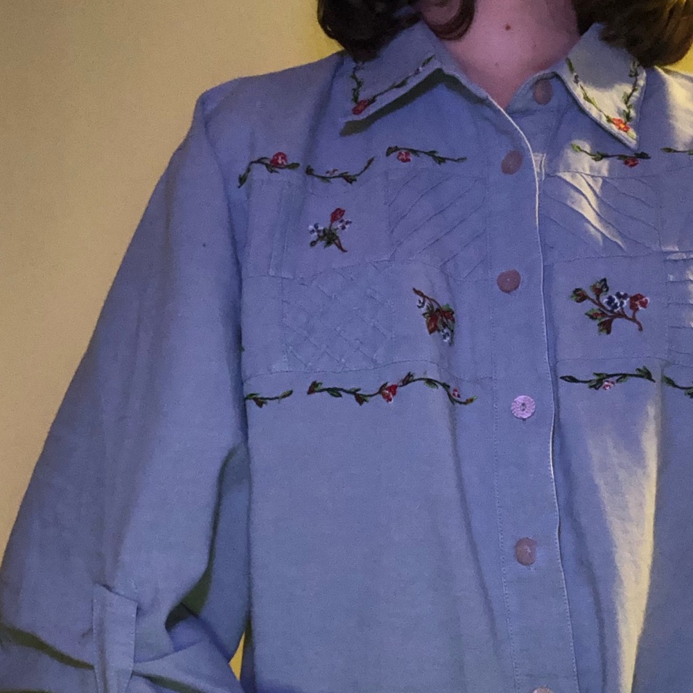 Napa Valley Embroidered Button-Up